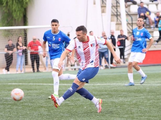 Alberto Sánchez, durante un partido con el Arenas de Armilla (JOSÉ ANDRÉS FERNÁNDEZ / ARENAS DE ARMILLA)
