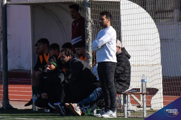 Javier Vilaseca durante un partido en esta temporada (JOSÉ M. BALDOMERO) 