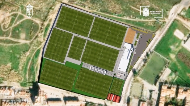 Plano de la confección de la Ciudad Deportiva 