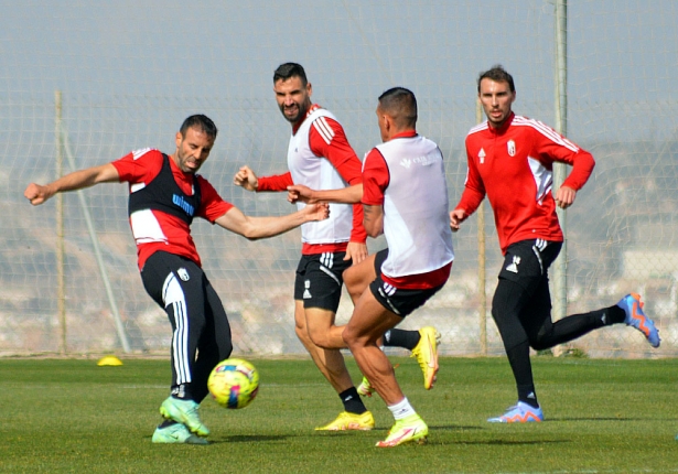 Imagen de un entrenamiento reciente en la Ciudad Deportiva (JAVIER PALMA)