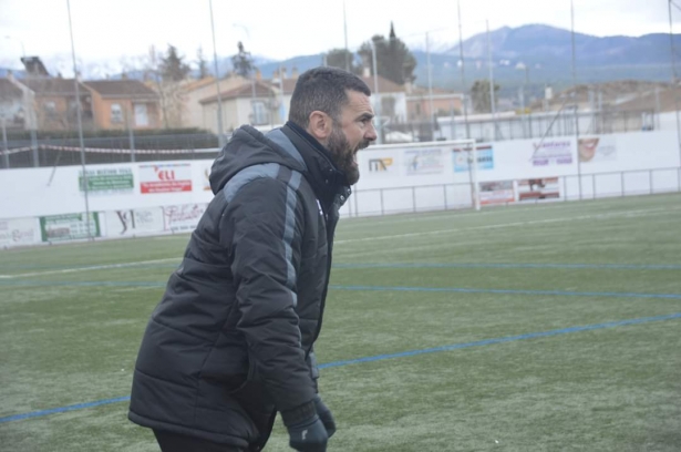 Rizos durante el partido ante el CF Motril (GABRIEL ROSARIO LÁZARO)