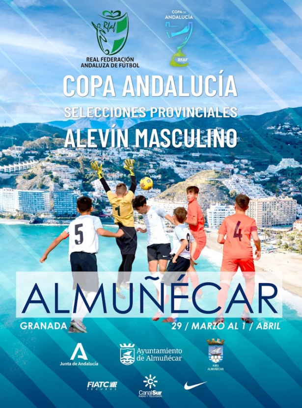 Cartel del Campeonato de Andalucía alevín (RFAF)