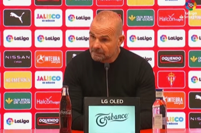 Paco López tras el partido en El Molinón 