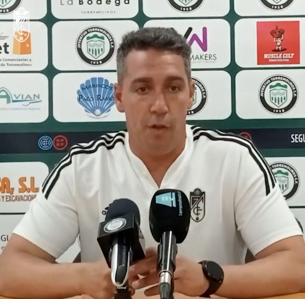 Rueda de prensa post partido de Juan Antonio Milla (GRANADA CF)