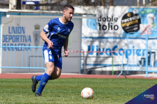 Rubén Martínez durante un partido de esta temporada (JOSÉ M. BALDOMERO) 