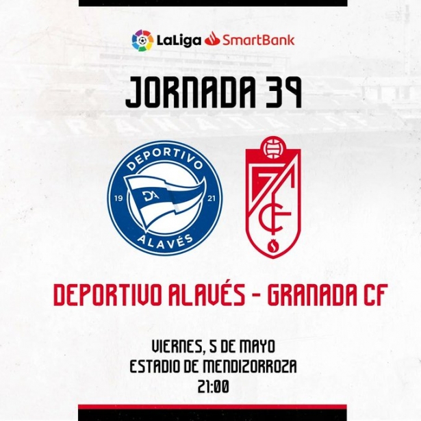 Alavés y Granada se miden el 5 de mayo (@GranadaCF)