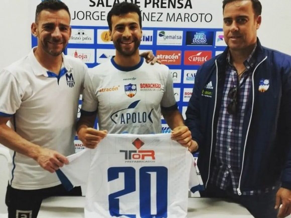 Diego Gámiz -en el centro- junto a `Rufo` Montoro y Christian Alba (LOJA CD)