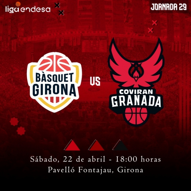 El Coviran Granada visita a Bàsquet Girona (FUNDACIÓN CB GRANADA) 