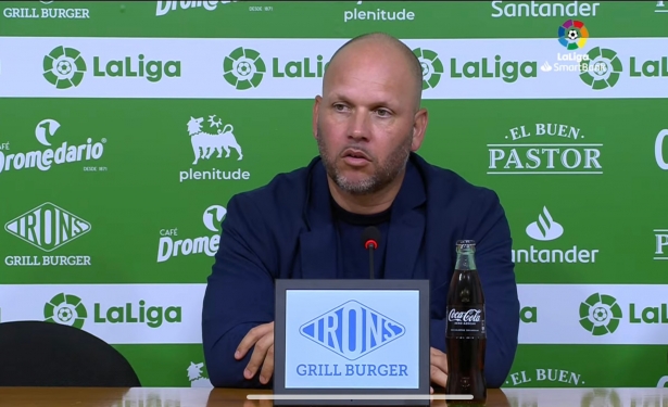 José Alberto, en rueda de prensa (LaLigaSmartBank)