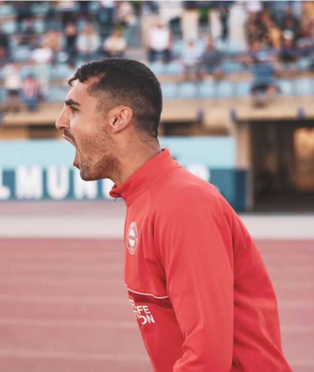 El entrenador del CD Almuñécar City, Samer Farhat (CD ALMUÑÉCAR CITY) 