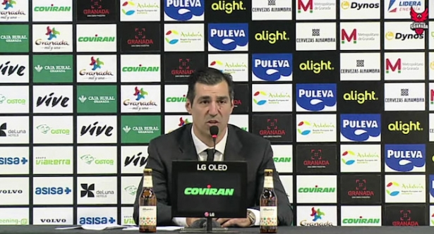 Rueda de prensa Post partido de Pablo Pin (FUNDACIÓN CB GRANADA)