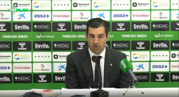Rueda de prensa post partido de Pablo Pin (REAL BETIS BALONCESTO)