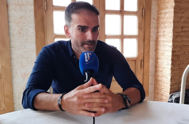 El presidente de la UD Maracena, Sergio Gómez (J. PALMA)