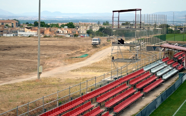 Las obras ya están en marcha en la Ciudad Deportiva del Granada CF (J. PALMA)
