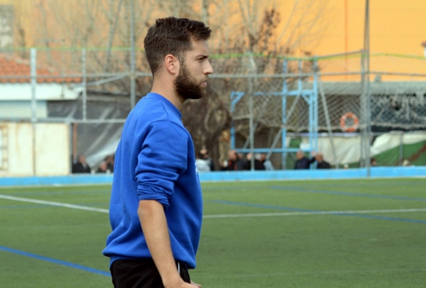 El ex entrenador del CF Motril, Borja Bardera (J. PALMA)