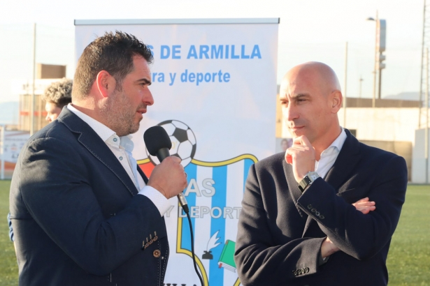 Fermín Criado junto a Luis Rubiales (JOSÉ ANDRÉS FERNÁNDEZ)