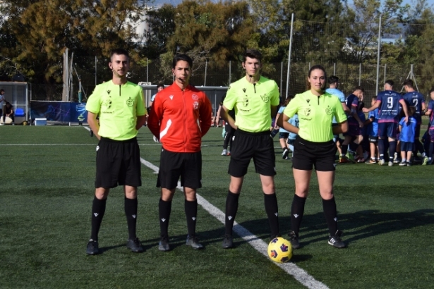 Árbitros granadinos que pitaron la Final de la Copa Provincial (JOSÉ REQUENA)