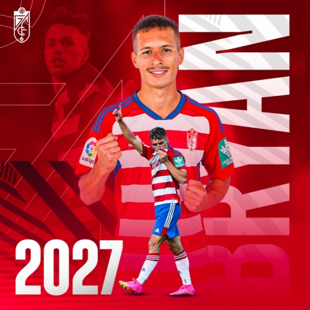 Bryan, rojiblanco hasta 2027 (@GranadaCF) 