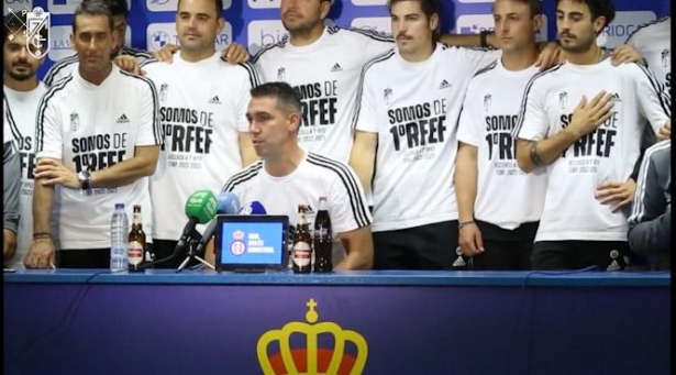 Rueda de prensa post partido de Juan Antonio Milla (GRANADA CF)