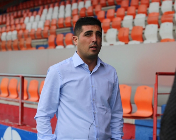 David Peláez en las instalaciones del CD Lugo (CD LUGO)