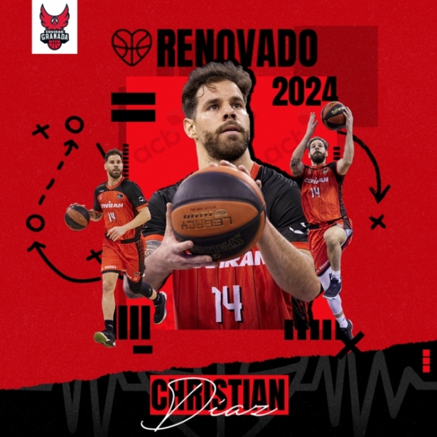 Christian Díaz continuará en el Covirán Granada (FUNDACIÓN CB GRANADA)