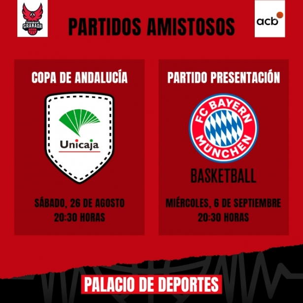 Partidos de pretemporada del Covirán Granada (FUNDACIÓN CB GRANADA)