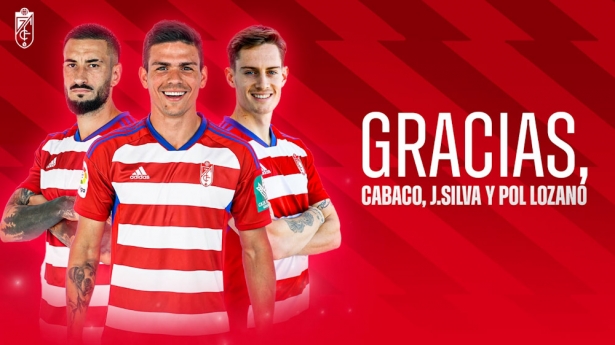 Erick Cabaco, Jonathan Silva y Pol Lozano se marchan del Granada (GRANADA CF)