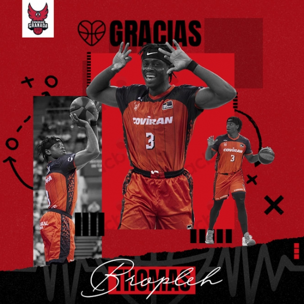 Thomas Bropleh se marcha a Japón (FUNDACIÓN CB GRANADA)
