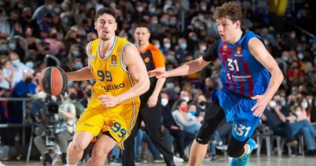 Yiftach Ziv en un partidod e Euroliga contra el FC Barcelona (EUROHOOPS)