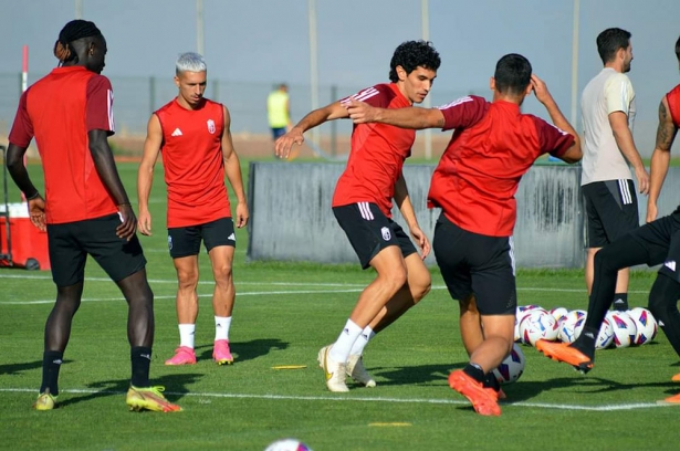 Jesús Vallejo ha tenido su primera sesión de entrenamiento (J. PALMA)