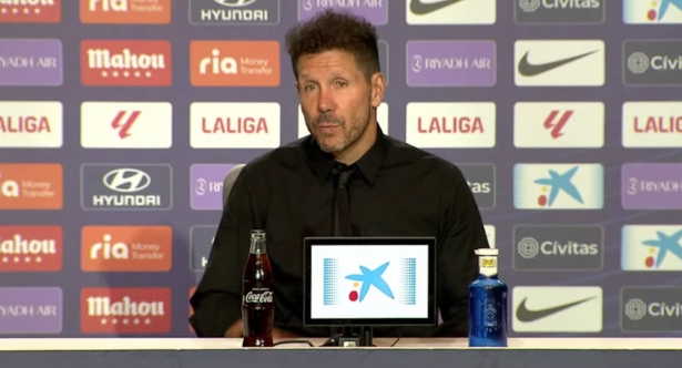 El entrenador del Atlético de Madrid, Diego Simeone (ATLÉTICO DE MADRID)