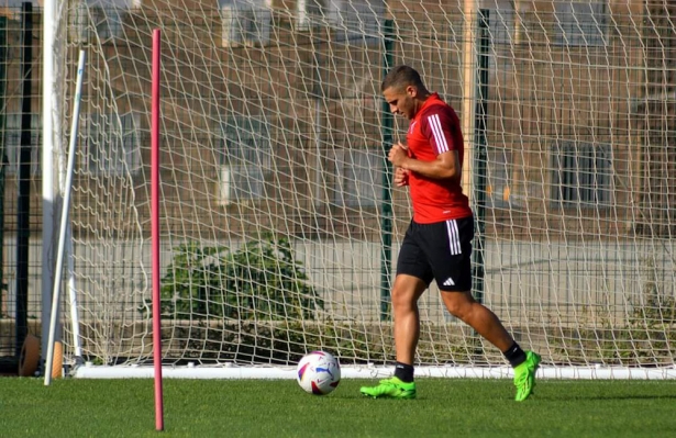 Weissman entrenando en la Ciudad Deportiva (J. PALMA)