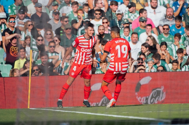El Girona celebra un gol (GIRONA FC)