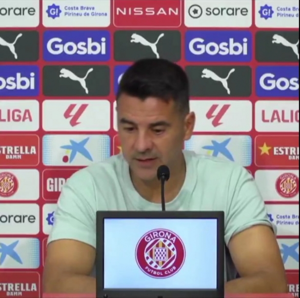 El entrenador del Girona FC, Míchel (GIRONA FC)