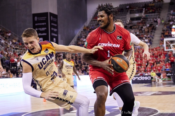 Cristiano Felicio fue el mejor del Covirán Granada (FERMÍN RODRÍGUEZ/FUNDACIÓN CB GRANADA)