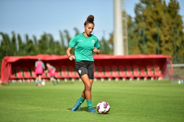 Inés Faddi con la selección sub23 de Marruecos (GRANADA)