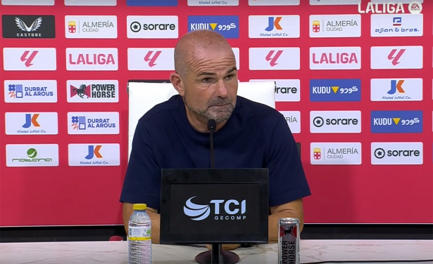 Paco López, entrenador del Granada CF, durante la rueda de prensa (LALIGA)