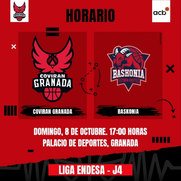 El Coviran Granada recibirá al Baskonia (FUNDACIÓN CB GRANADA) 