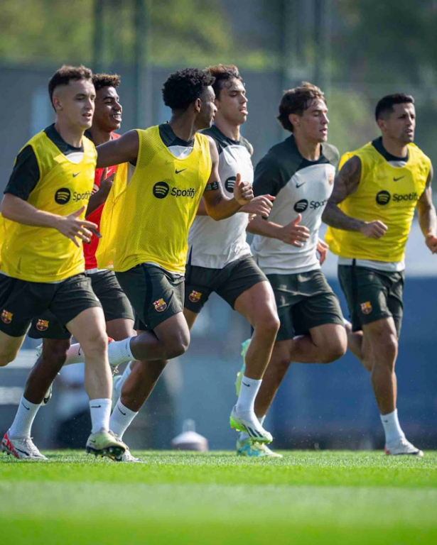Entrenamiento del FC Barcelona (FC BARCELONA)