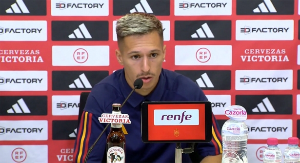 Rueda de prensa de Bryan Zaragoza en Las Rozas (RFEF)