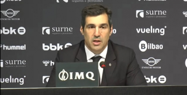 Rueda de prensa post partido de Pablo Pin (BILBAO BASKET)