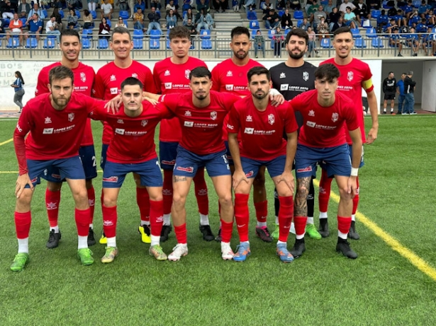 Once inicial del Churriana CF ante el Alhaurino (JOSÉ REQUENA)