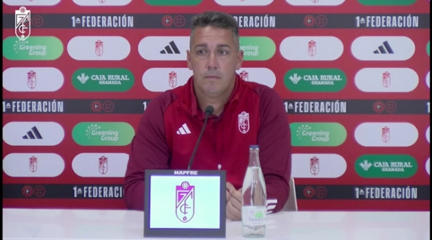 El entrenador del Recreativo, Juan Antonio Milla (GRANADA CF)