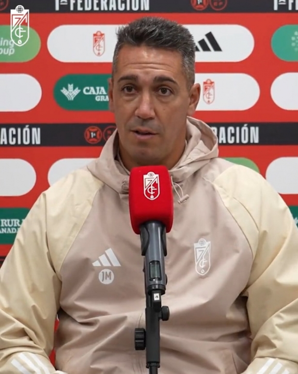 El entrenador del Recreativo Granada, Juan Antonio Milla (GRANADA CF)