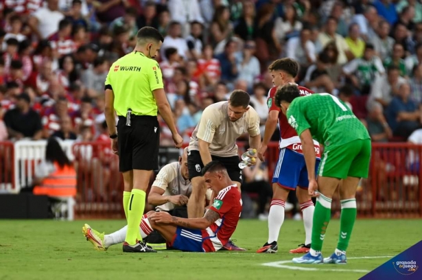 García Verdura arbitró el Granada - Real Betis (JOSÉ M. BALDOMERO)
