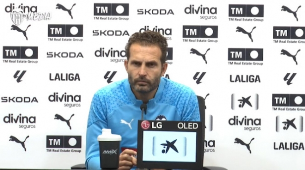 Rueda de prensa previa de Rubén Baraja (VALENCIA CF)