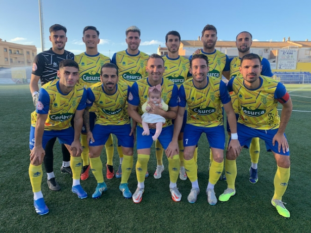 Once inicial del CD Huétor Tájar ante el Almería B (CD HUÉTOR TÁJAR) 