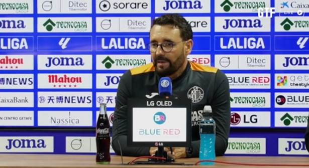 José Bordalás en la rueda de prensa previa (GETAFE CF)
