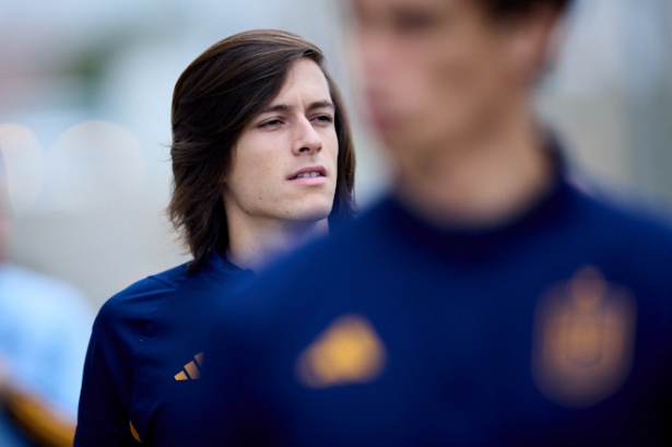 Álvaro Carreras ha entrenado con la selección española absoluta (RFEF)
