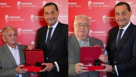 Homenaje a los socios de honor (GRANADA CF)